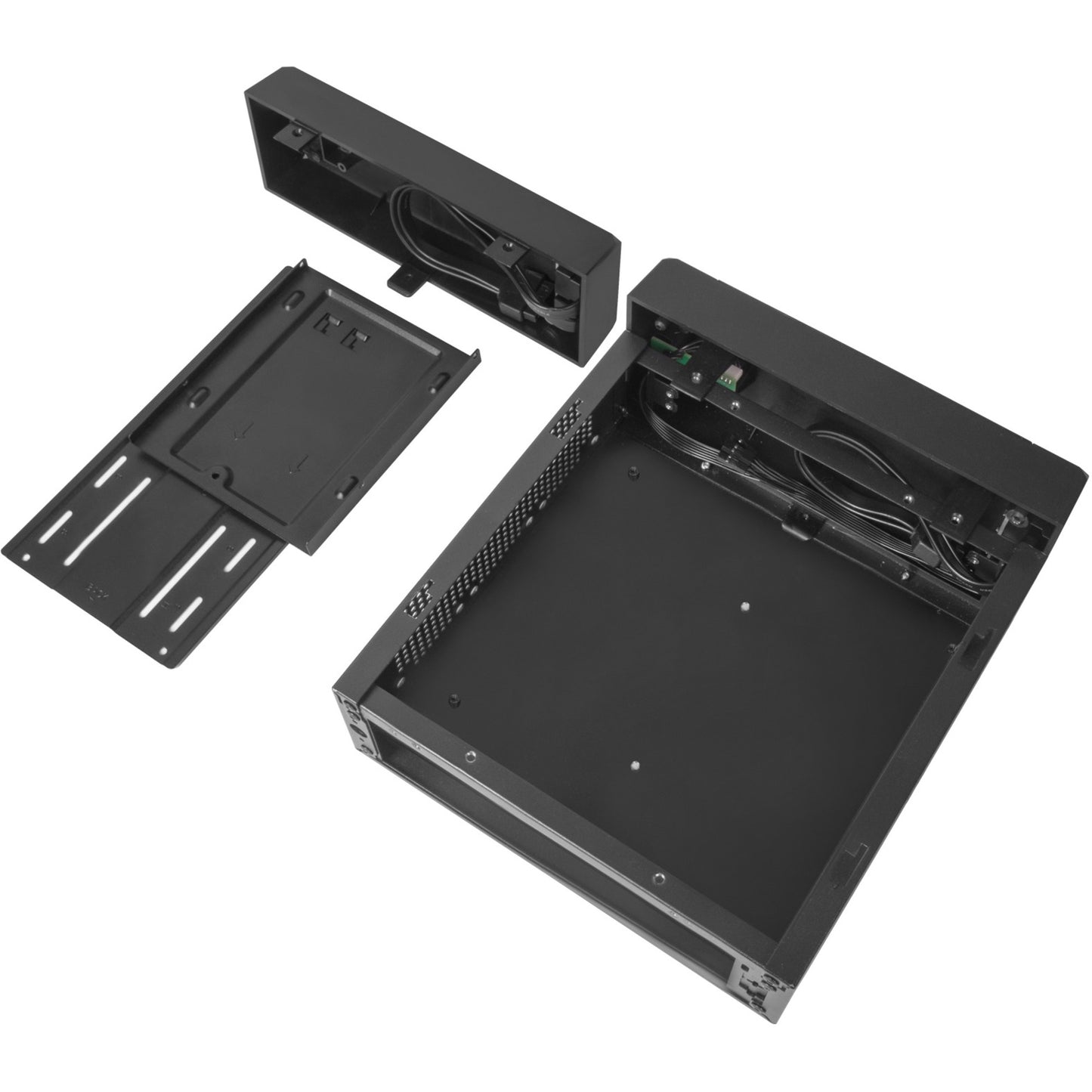 SilverStone sst-ml10b htpc behuizing (zwart | 2x usb-a)