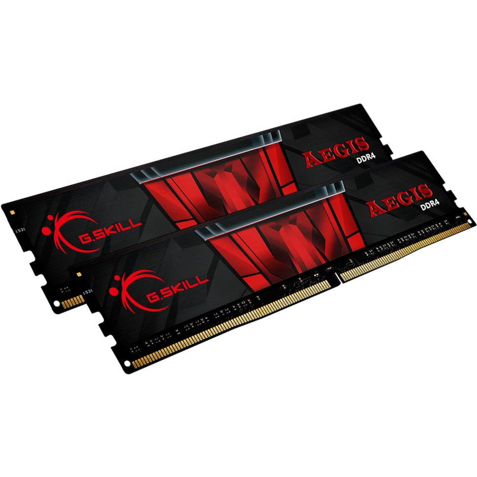 G.Skill aegis 32 gb ddr4-3200 (2x 16 gb) werkgeheugen (zwart, f4-3200c16d-32gis, xmp 2.0)