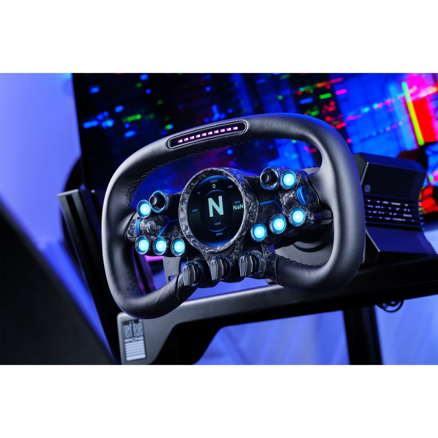 MOZA vision gs stuur add-on (zwart carbon)