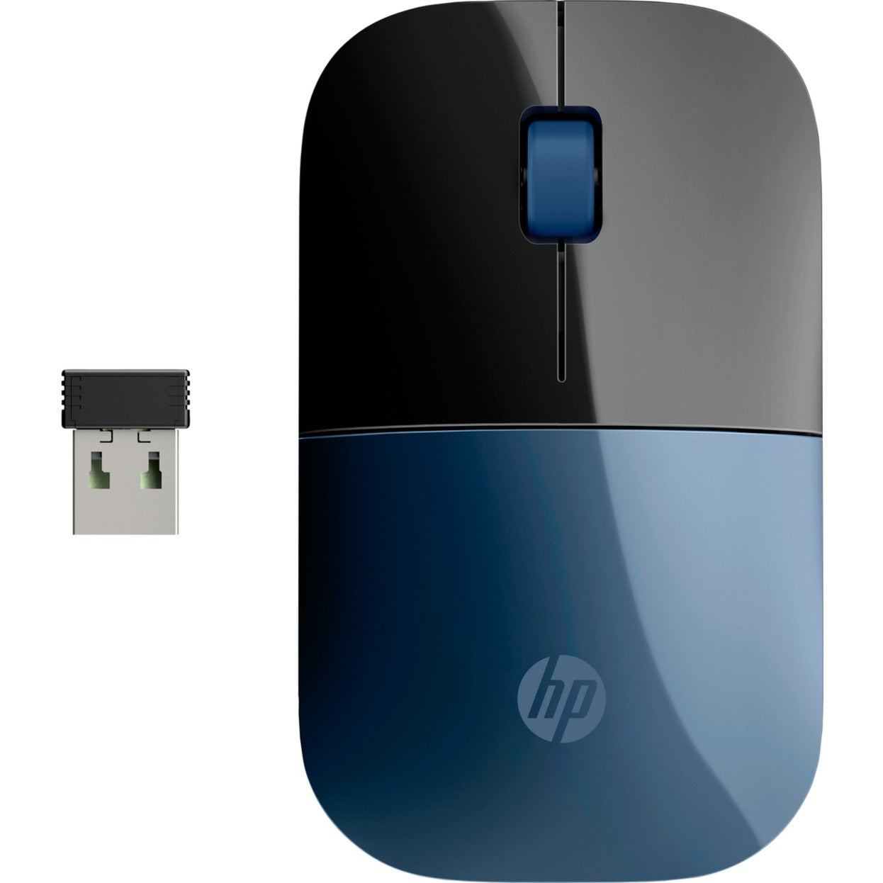 HP z3700 draadloze muis (zwart blauw, 1200 dpi)