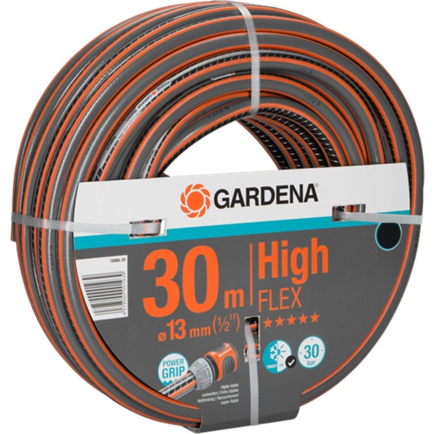 GARDENA comfort highflex slang 13 mm (1 2 ) (grijs oranje, 18066-20, 30 m)