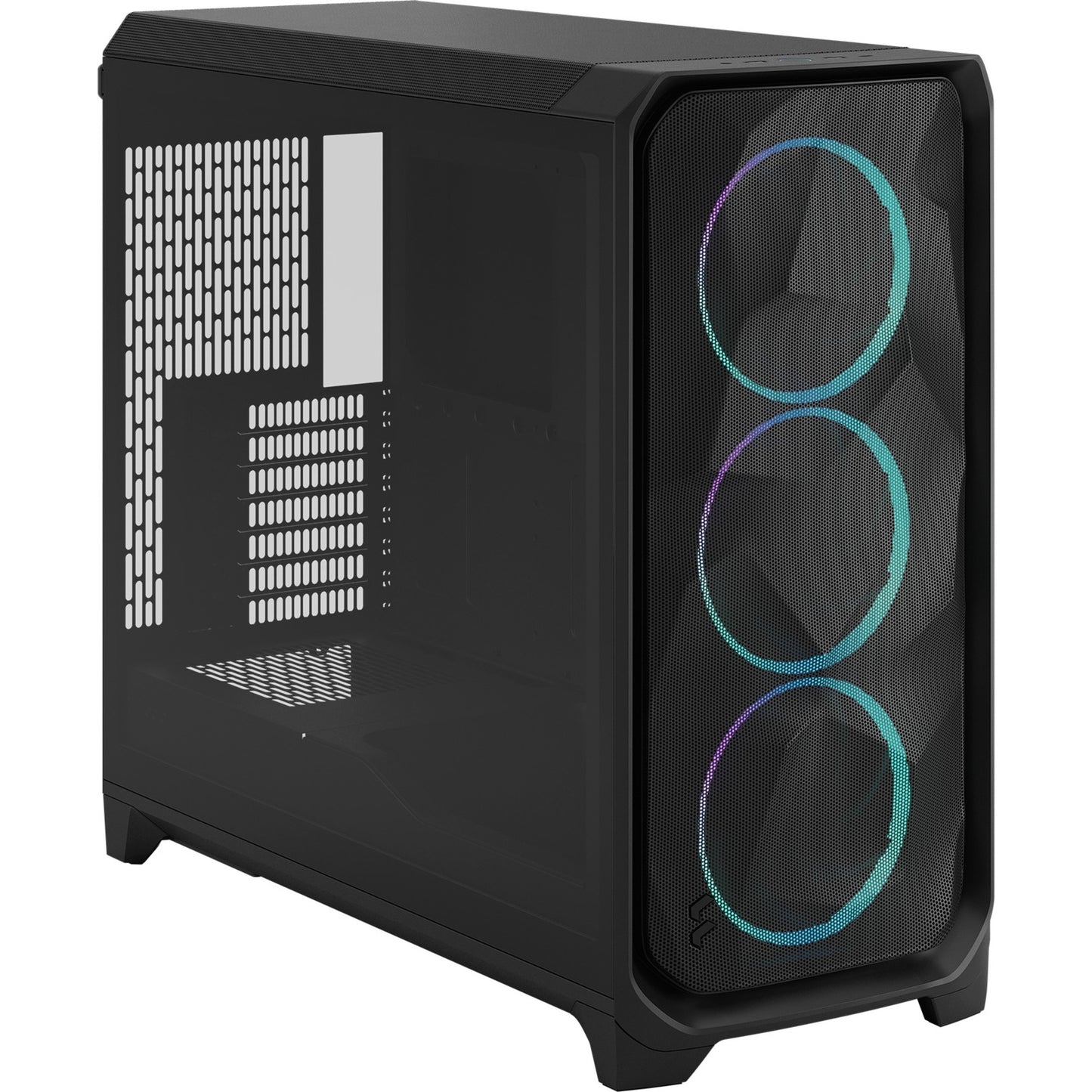 Fractal Design meshify 3 xl rgb big tower behuizing (zwart | 2x usb-a | 1x usb-c | rgb | tempered glass)