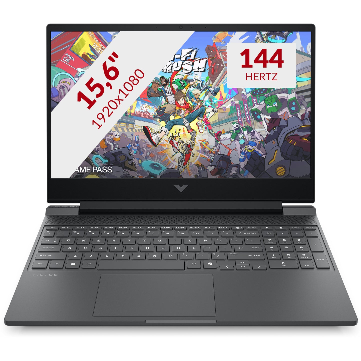 Victus By HP 15-fa2075nd (ck1q9ea) 15.6 gaming laptop (zwart | i7-13620h | rtx 4050 | 16 gb | 512 gb ssd)