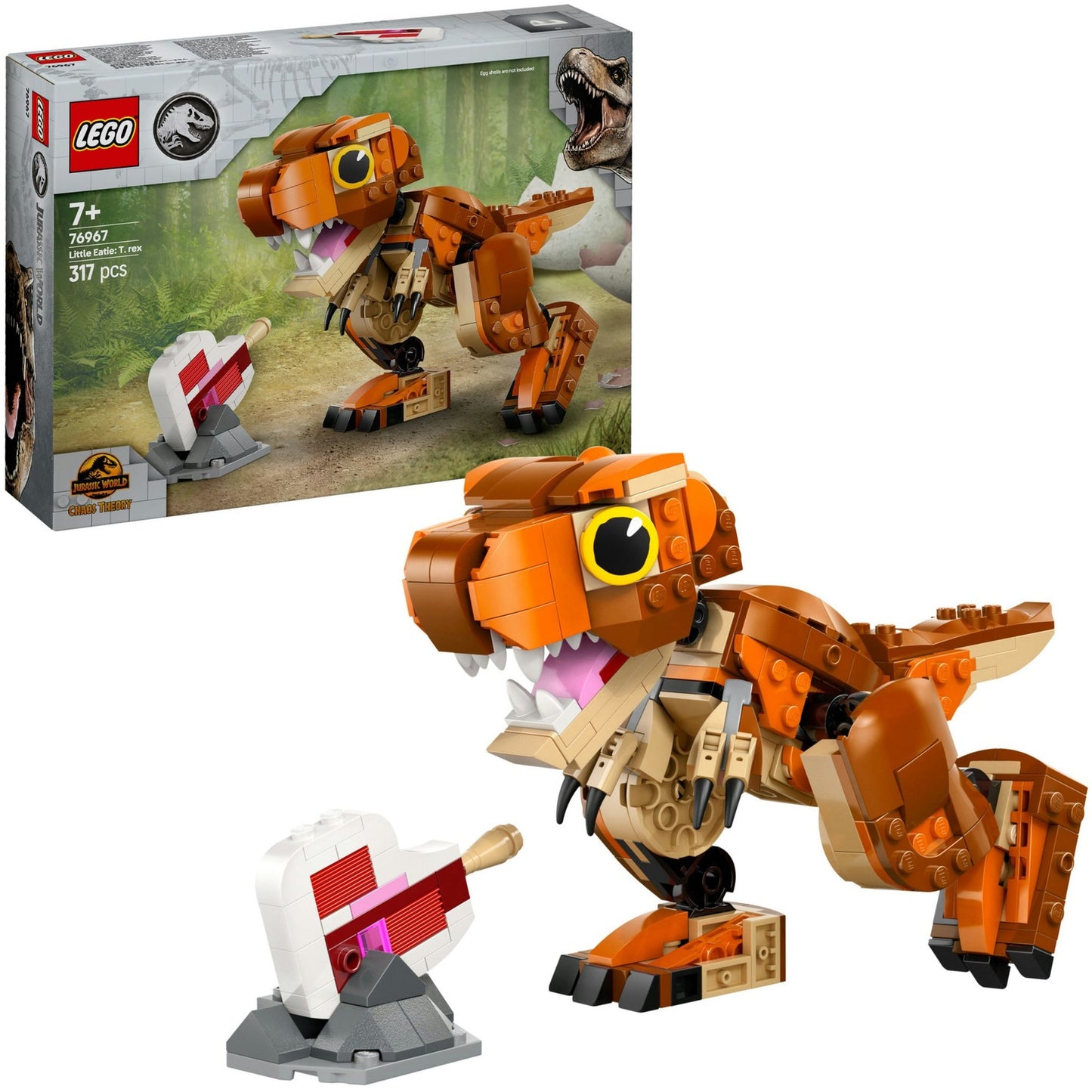 LEGO jurassic world 76967 kleine eetster: t. rex