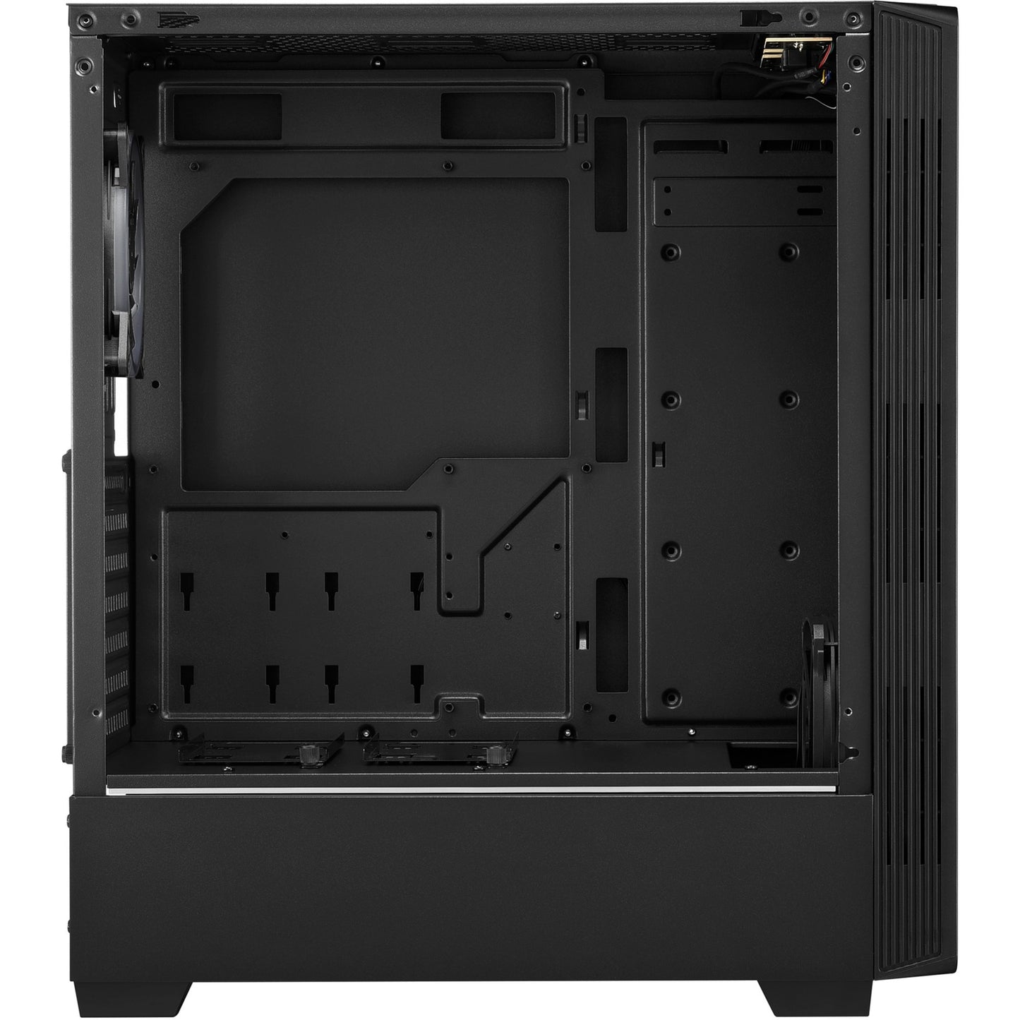 Sharkoon rgb lit 100 midi tower behuizing (zwart | 3x usb-a | rgb | window)