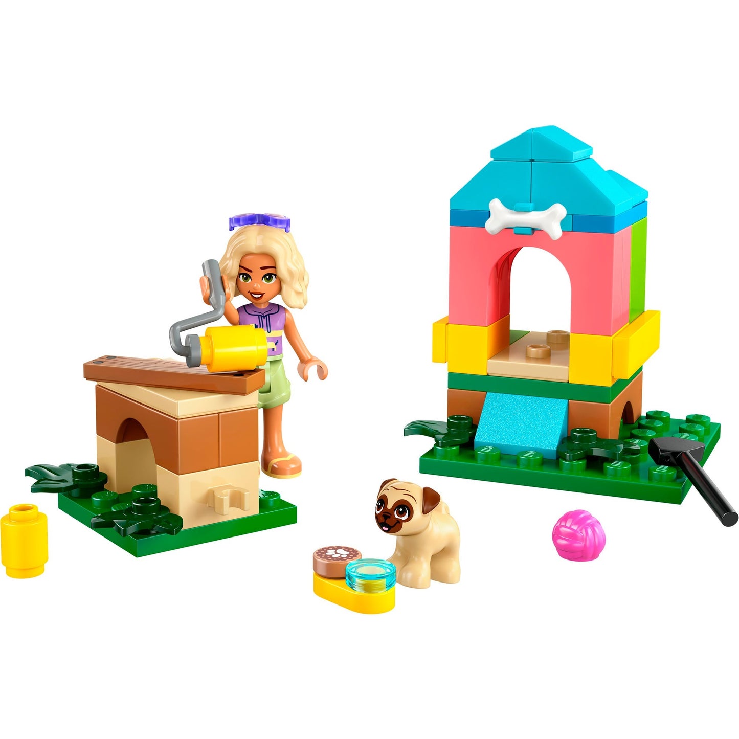 LEGO friends - nova's zelfgebouwde hondenhok constructiespeelgoed (30697)