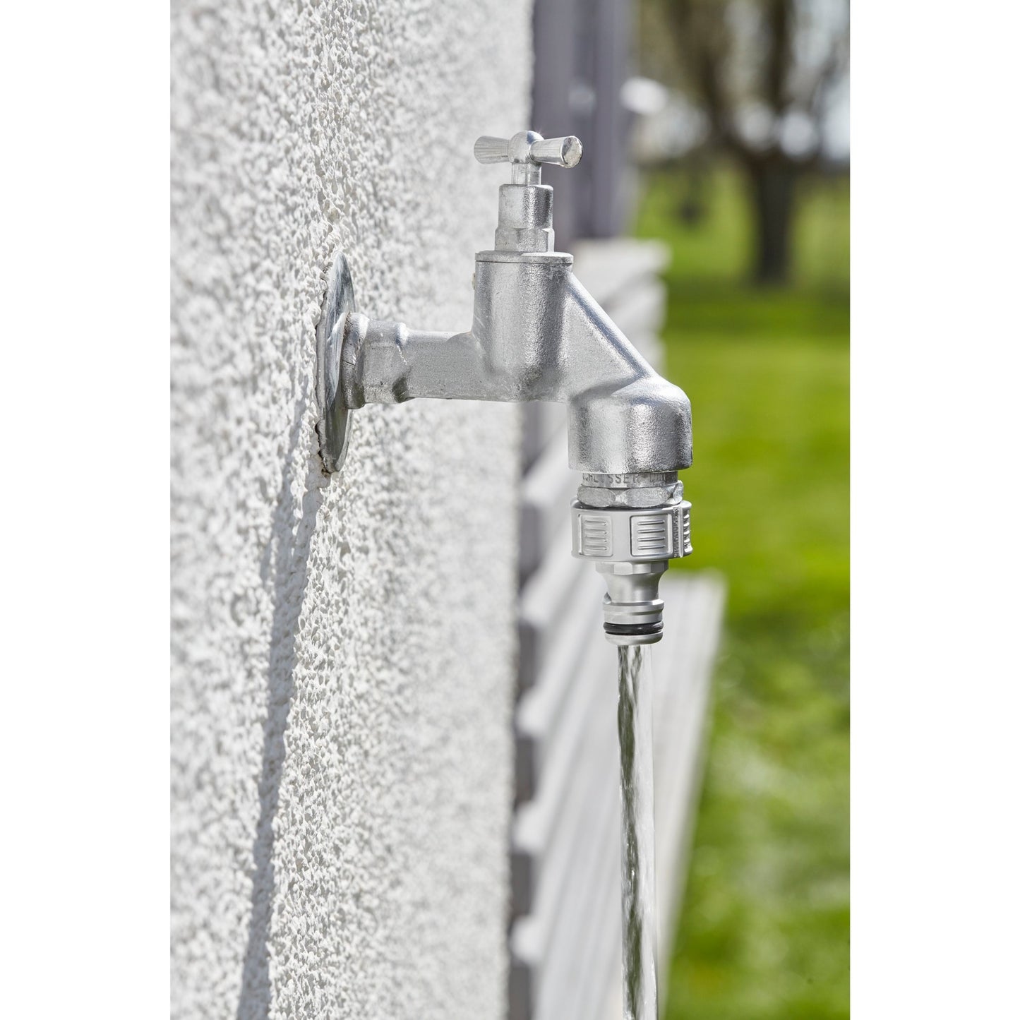GARDENA premium kraanstuk 21 mm (g 1 2 ) (zilver, 18240-50)