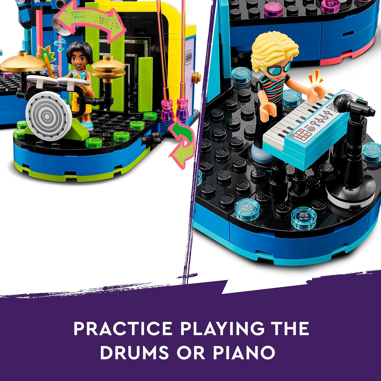 LEGO friends - heartlake city muzikale talentenjacht constructiespeelgoed (42616)
