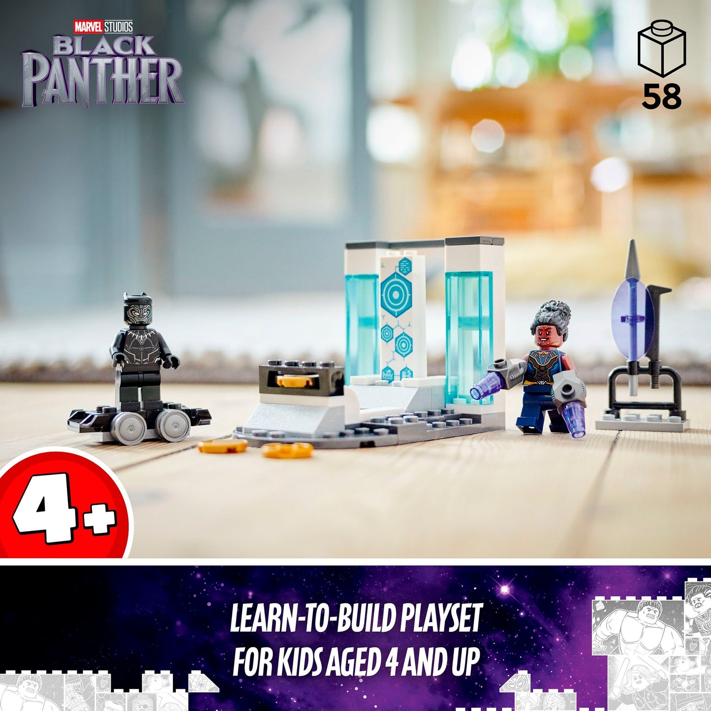 LEGO marvel - shuri’s lab constructiespeelgoed (76212)