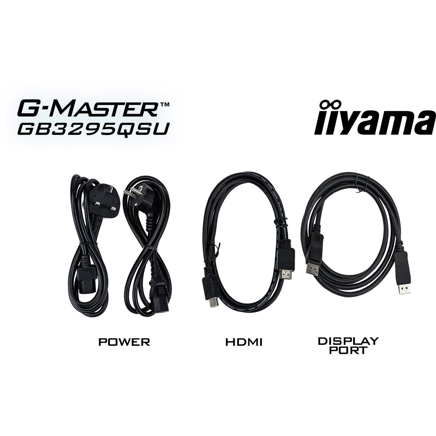 Iiyama g-master red eagle gb3272qsu-b1 31.5 gaming monitor (zwart (mat), 180 hz, hdmi, displayport, usb, audio)