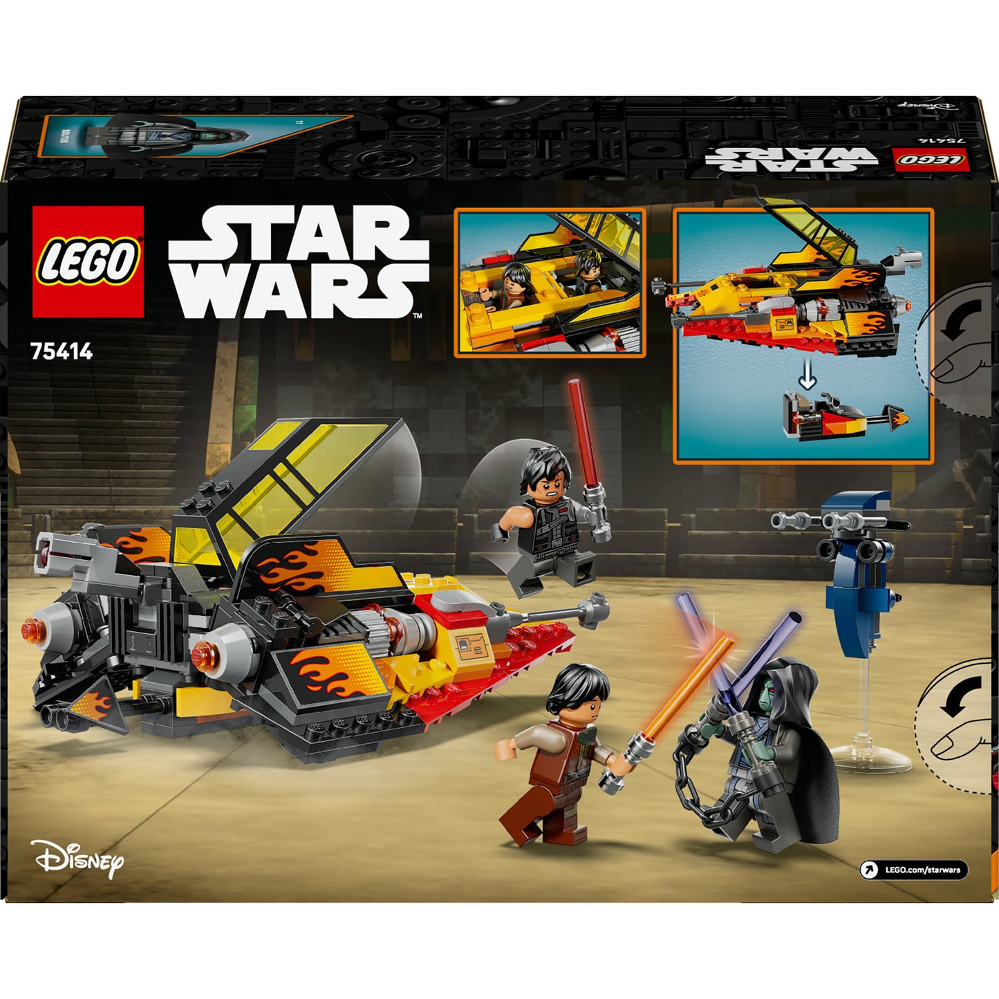 LEGO star wars 75414 the force burner snowspeeder
