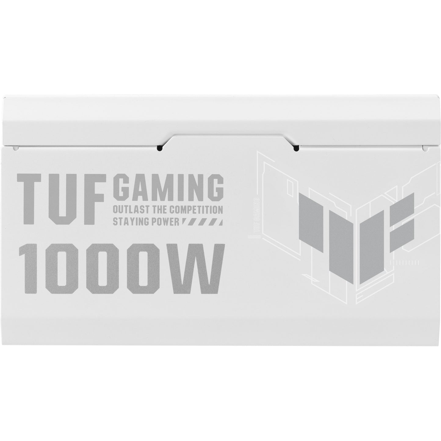 ASUS tuf gaming gold white edition modulaire 1000 watt voeding (wit, 1x 12v-2x6, 4x pcie)