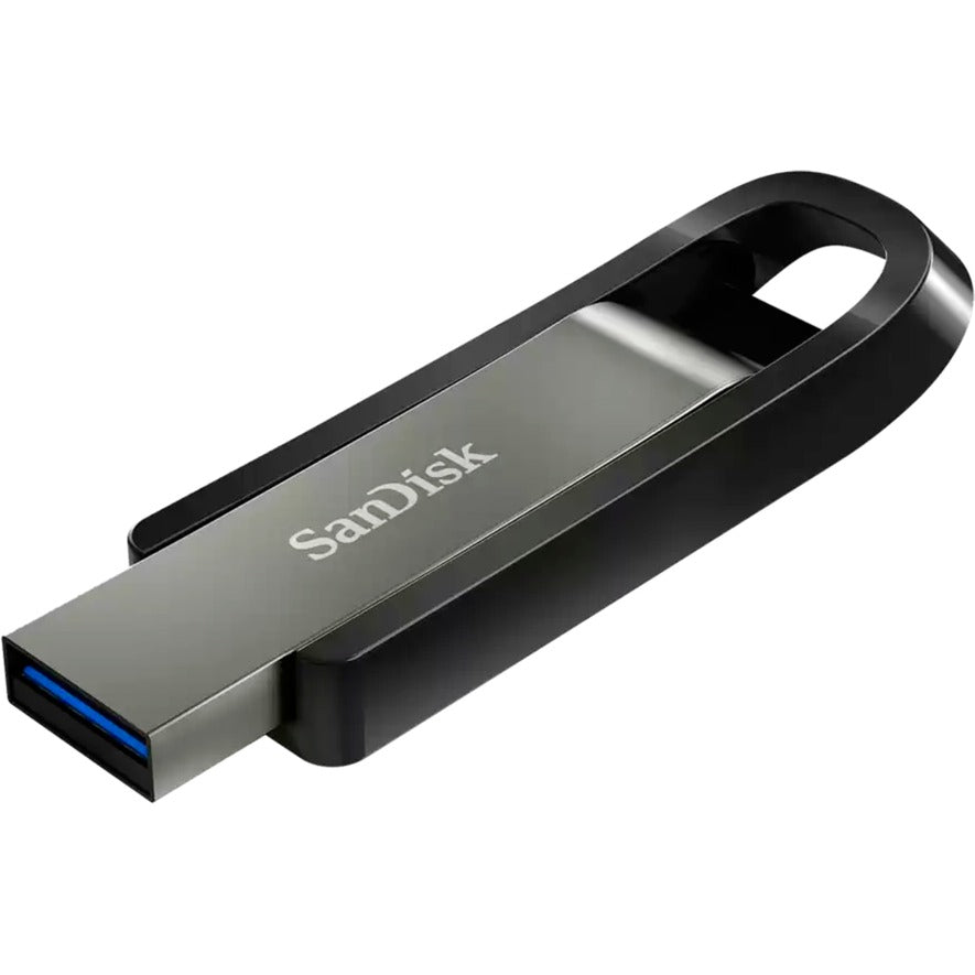 SanDisk extreme go 128 gb usb-stick (zilver zwart, usb 3.2 gen 1)