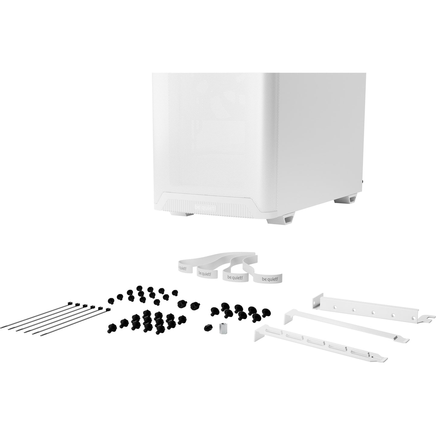 Be Quiet! pure base 501 airflow midi tower behuizing (wit | 2x usb-a | 1x usb-c)