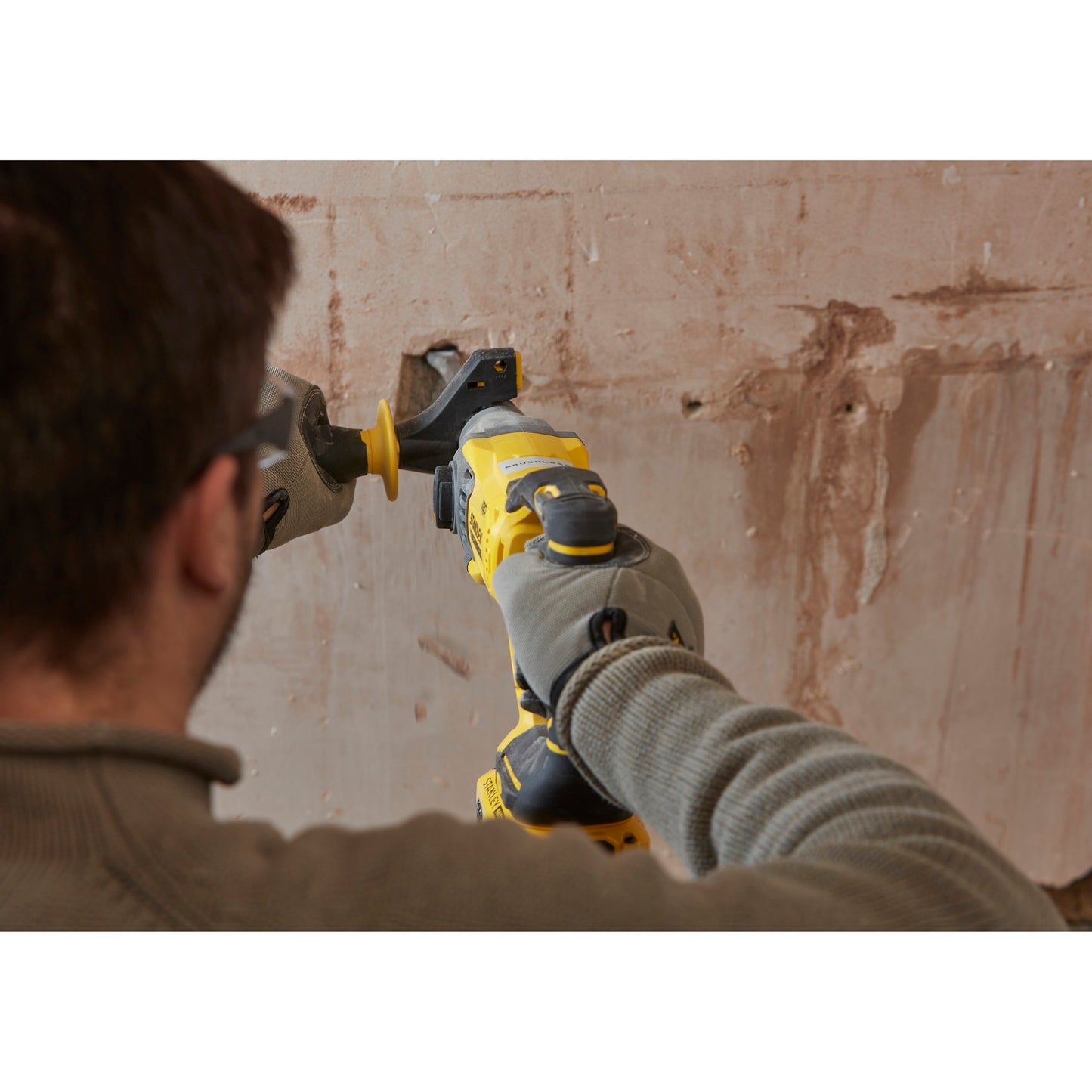 Stanley fatmax v20 18v borstelloze accu hamerboorcombokit boorhamer (geel zwart, sds+, 2 accu's en lader inbegrepen, met koffer)