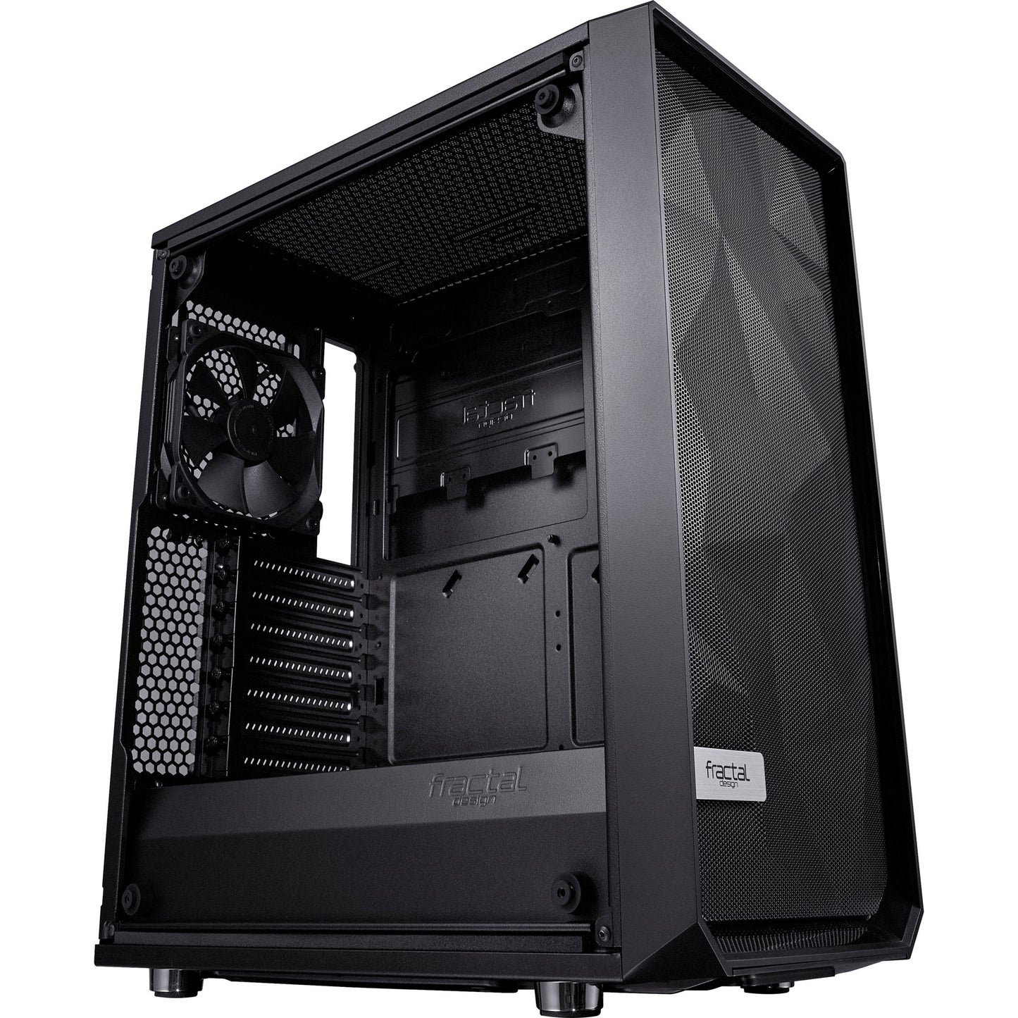 Fractal Design meshify c midi tower behuizing (zwart | 2x usb-a | tempered glass)