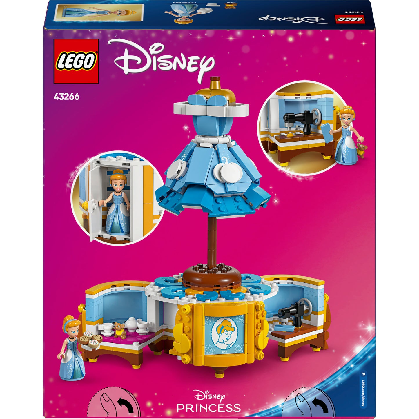LEGO disney princess 43266 de jurk van assepoester