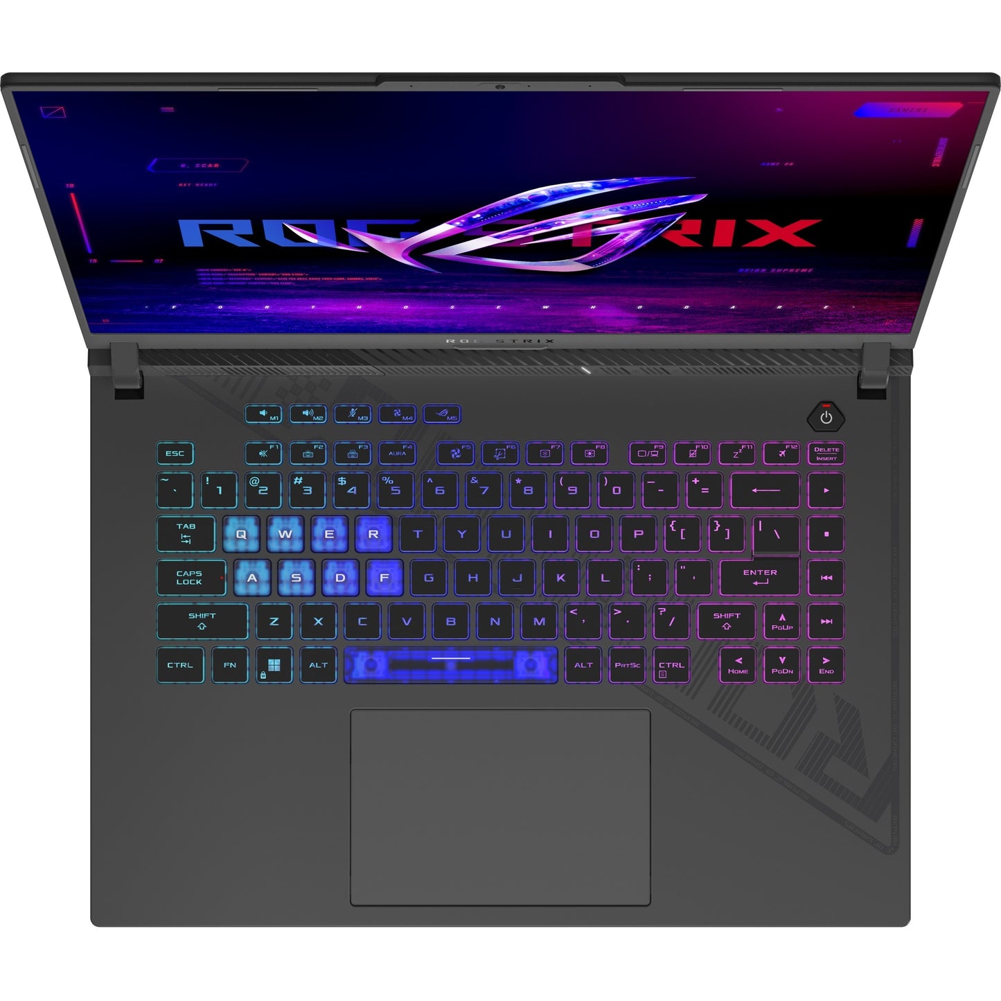 ASUS rog strix g16 g614fr-rv014w 16 copilot+ gaming laptop (zwart grijs | r9 9955hx | rtx 5070 ti | 32 gb | 2 tb ssd)