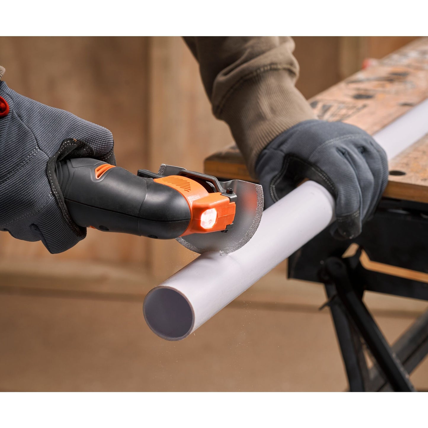 BLACK+DECKER bdcos18n-xj 18v oscillerende multitool multifunctioneel gereedschap (oranje zwart, accu en oplader niet inbegrepen)