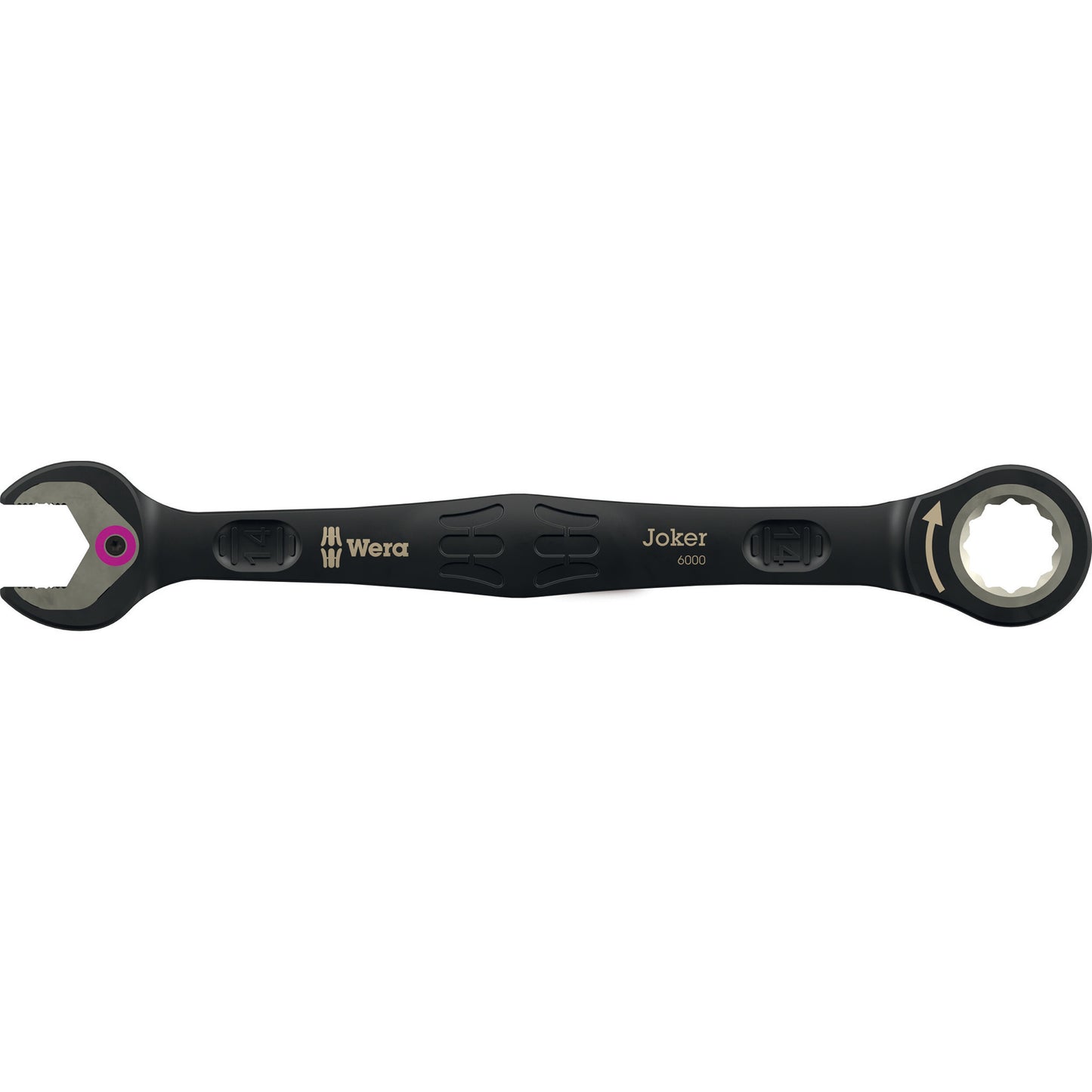 Wera 6000 joker black edition 11 set 1 steek-ringratelsleutelset, 11‑delig moersleutel (zwart)