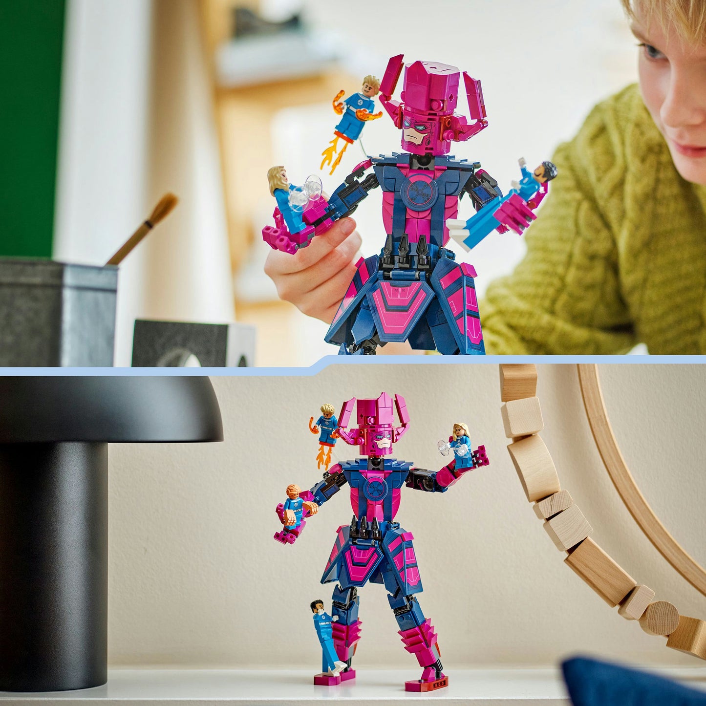 LEGO super heroes marvel 76316 fantastic four vs. galactus bouwfiguur