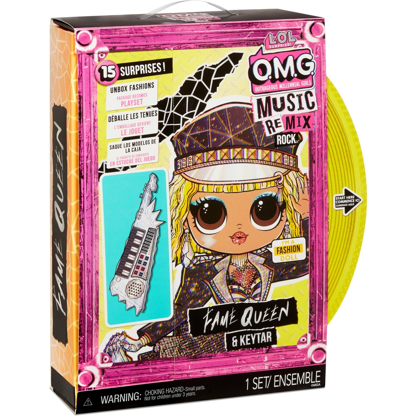 MGA Entertainment l.o.l. surprise! omg remix rock - fame queen and keytar pop