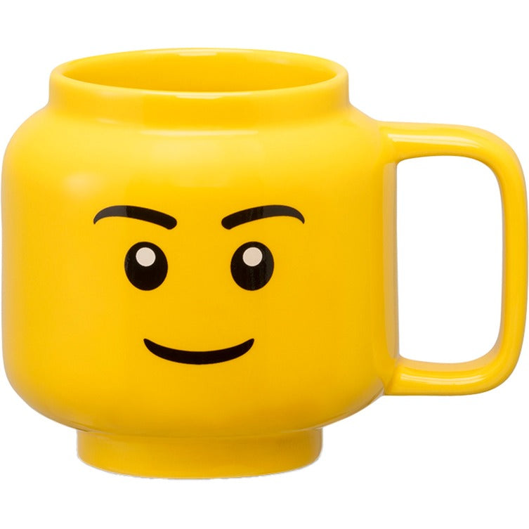 Room Copenhagen lego keramische mok - jongen, klein (geel)