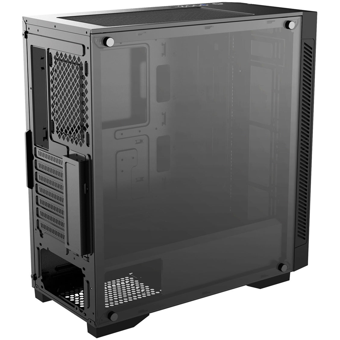 DeepCool matrexx 55 v3 add-rgb 3f midi tower behuizing (zwart | 3x usb-a | rgb | window)