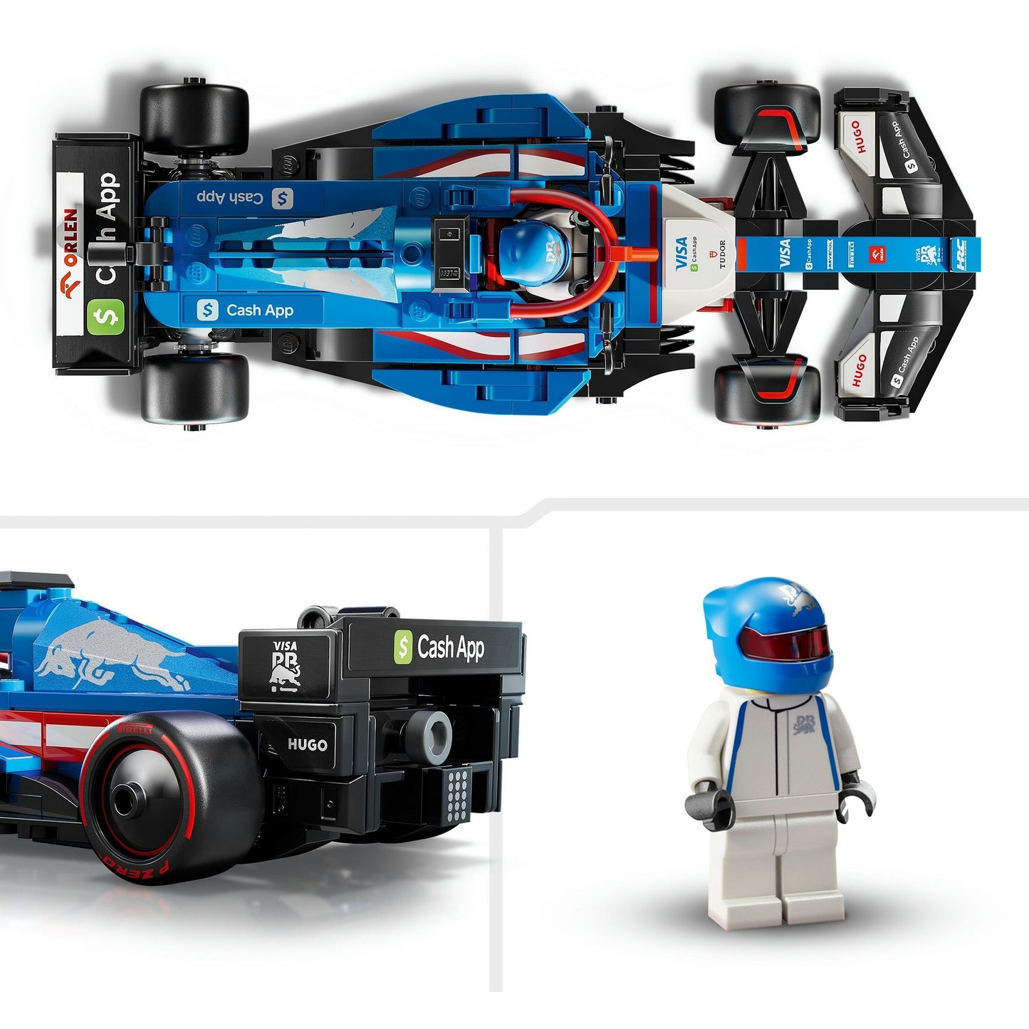 LEGO speed champions 77246 visa cash app rb vcarb 01 f1 racewagen