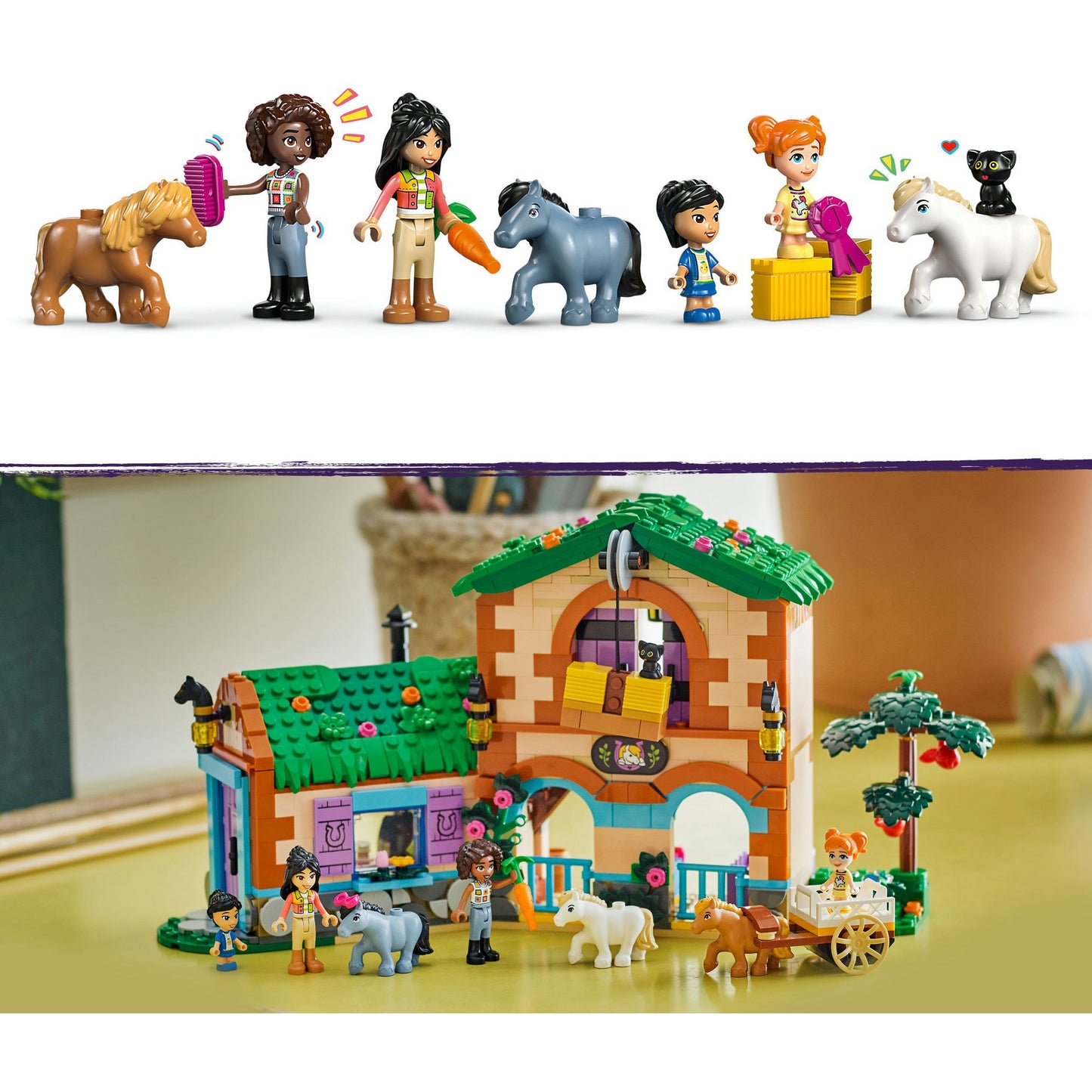 LEGO friends 42654 ponyboerderij en stal