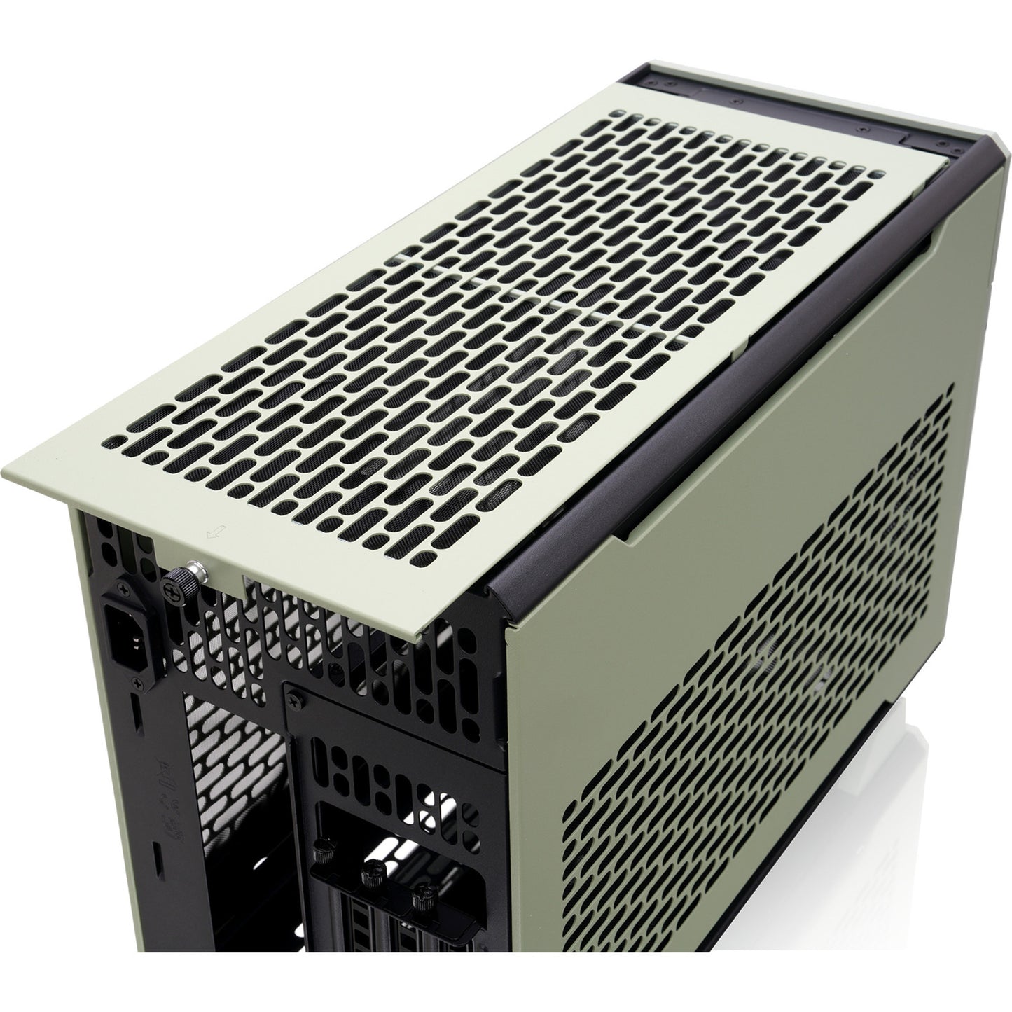 Thermaltake tr100 ws matcha green mini tower behuizing (lichtgroen | 2x usb-a | 1x usb-c)