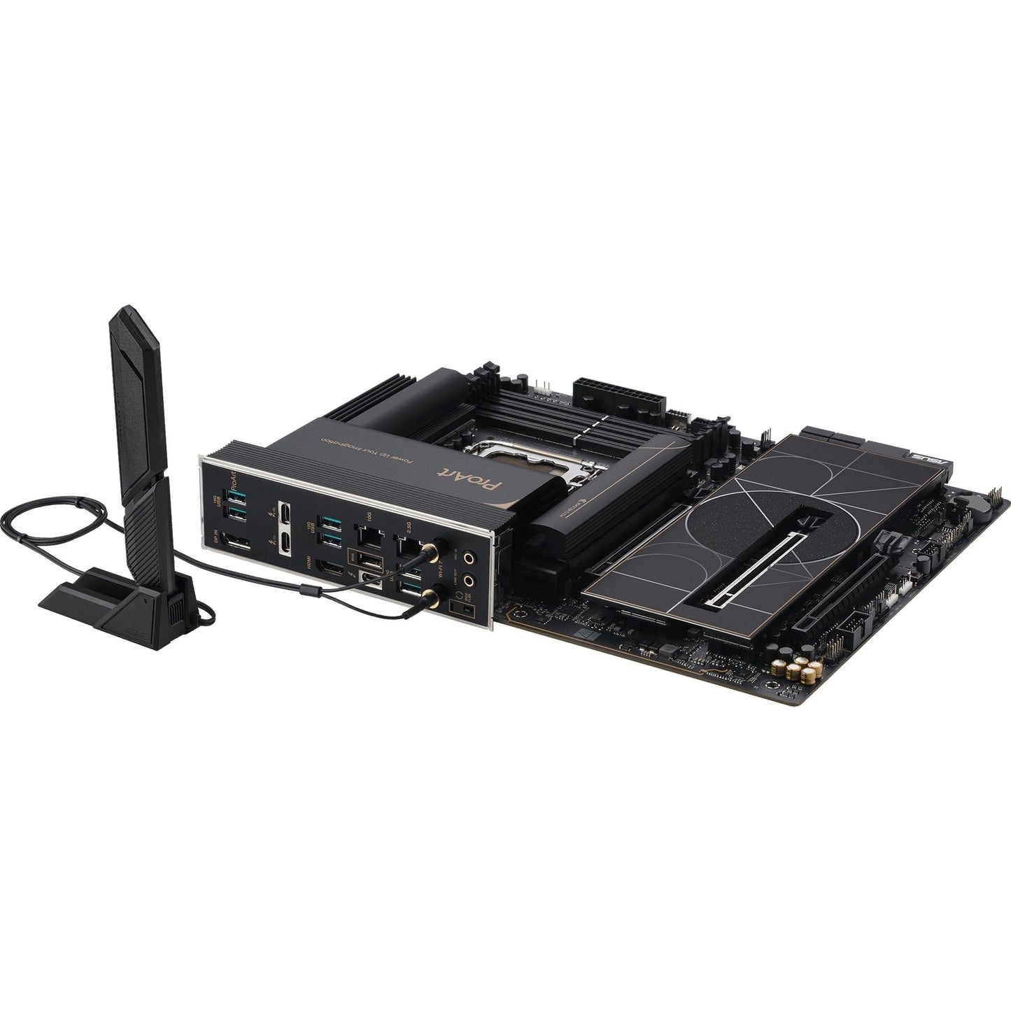 ASUS proart z890-creator wifi socket 1851 moederbord (raid, 2.5gb-lan, 10gb-lan, wi-fi 7, bt, sound, atx)