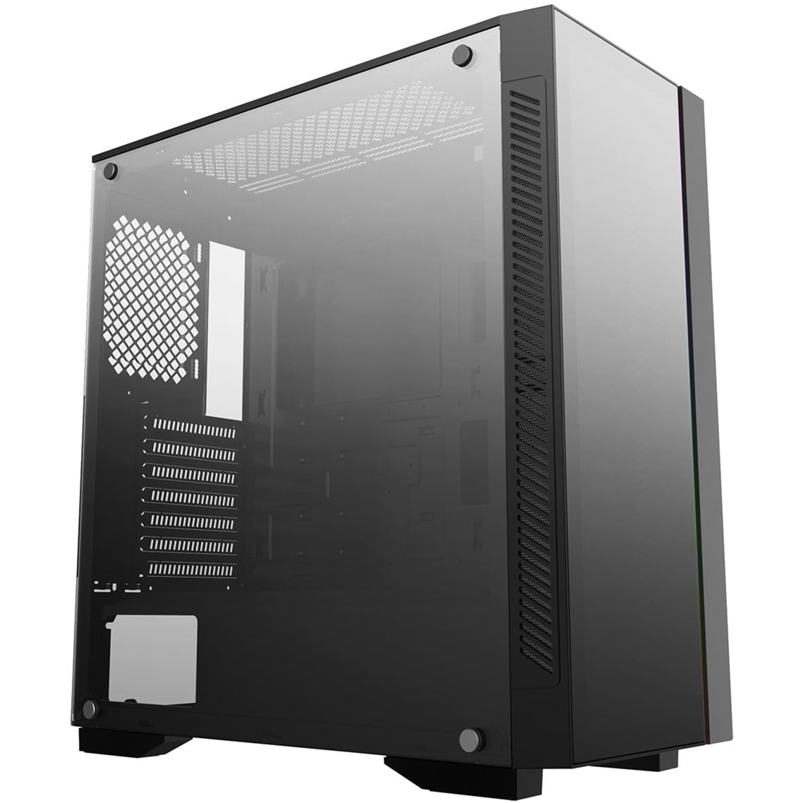 DeepCool matrexx 55 v3 add-rgb 3f midi tower behuizing (zwart | 3x usb-a | rgb | window)
