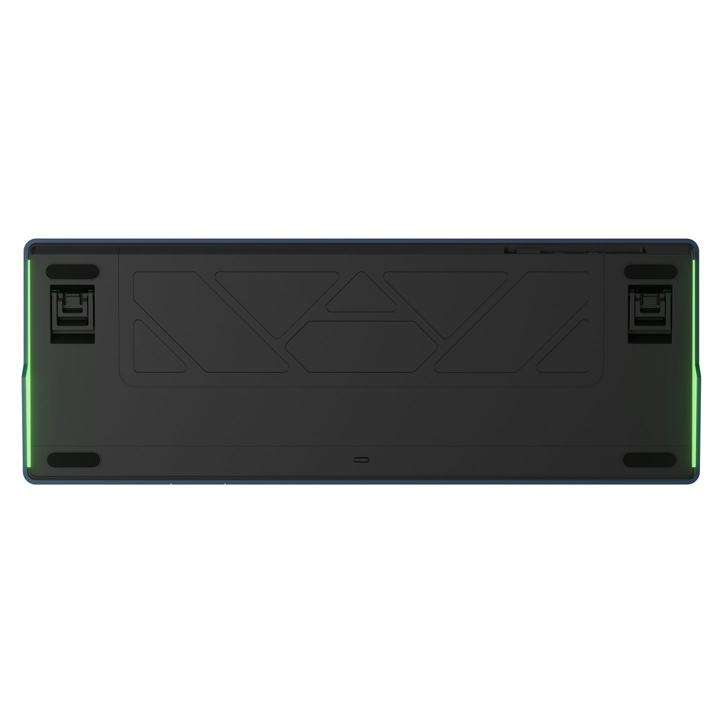 Ducky ok-m-98 rgb mechanisch toetsenbord (zwart, us lay-out (qwerty), ktt linear, 96%, rgb, hot-swap, pbt, 2.4 ghz | bluetooth | usb-c)