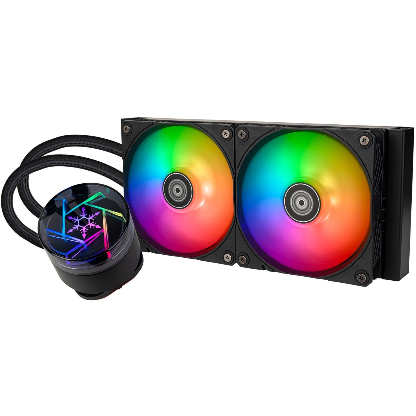 SilverStone novapeak 240 argb waterkoeling (zwart, 4 pin pwm)