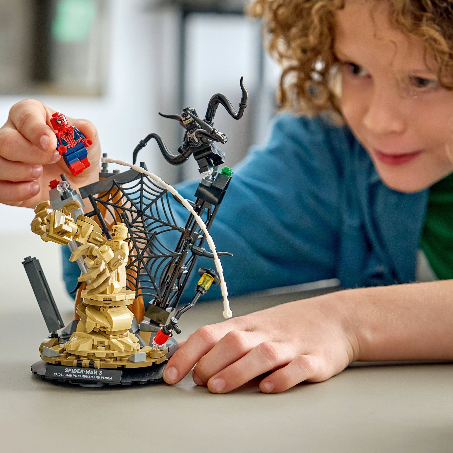 LEGO marvel - ultieme strijd: spider-man vs. sandman constructiespeelgoed (76334)