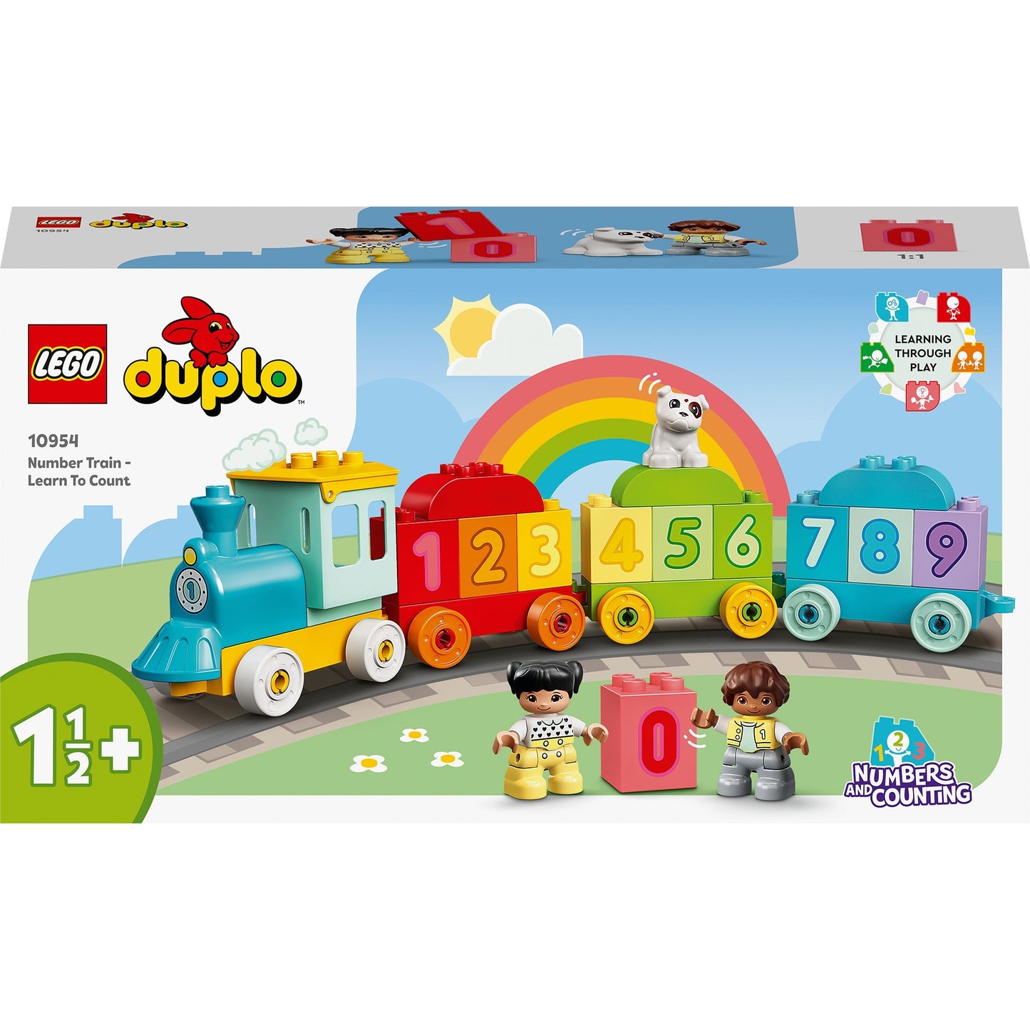 LEGO duplo getallentrein educatief speelgoed voor peuters 10954