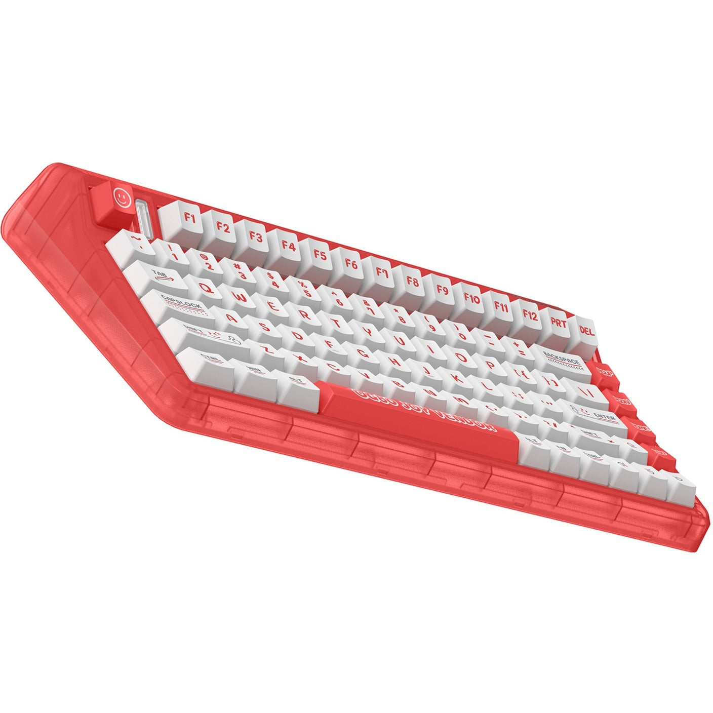 Iqunix OG80 Joy Vendor Wireless Mechanical Keyboard (Grijs, US lay-out (QWERTY), Cherry MX Brown, 80% (TKL), RGB leds, Hot-swappable, PBT, 2.4GHz | Bluetooth 5.1 | USB-C)