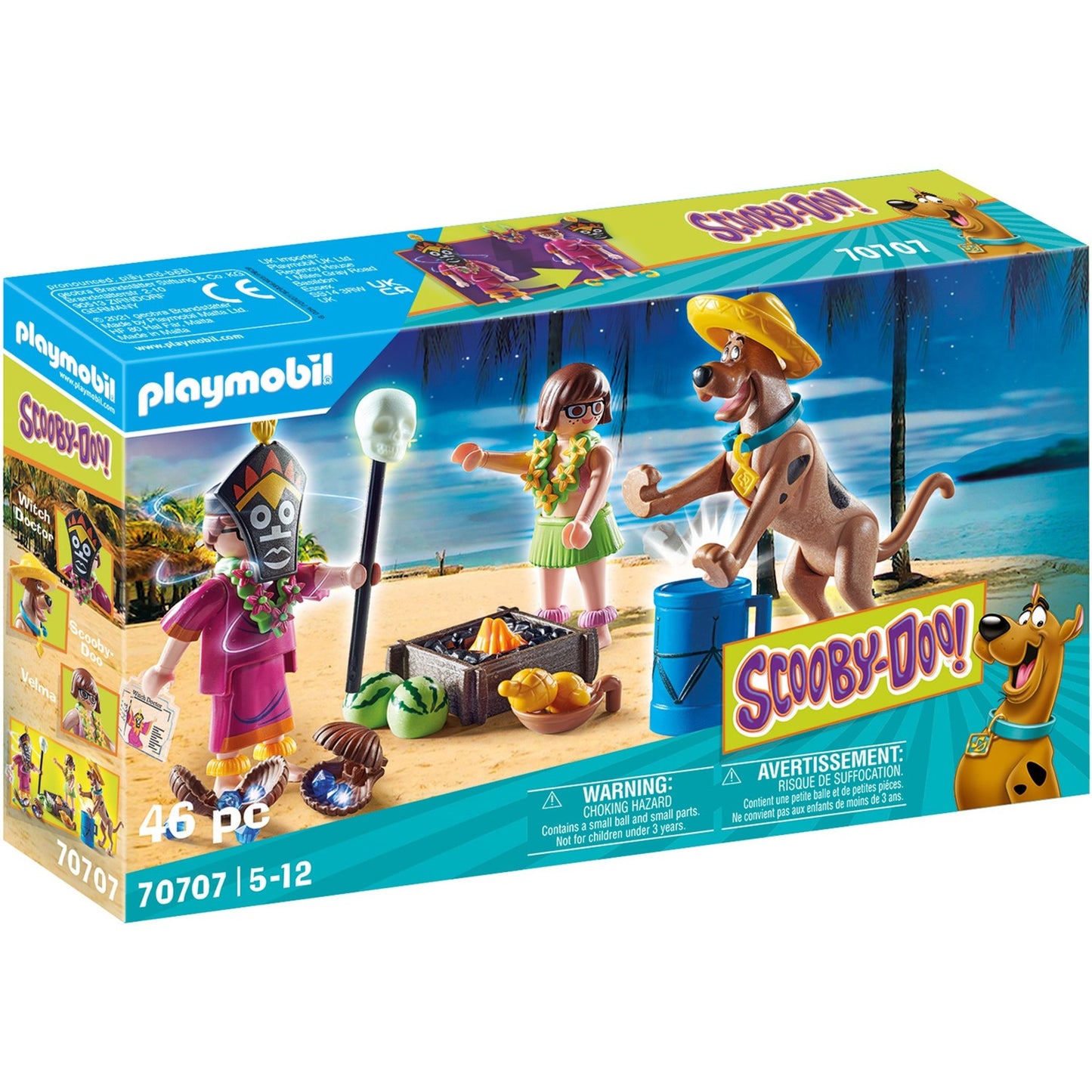 PLAYMOBIL scooby-doo! - avontuur met witch doctor constructiespeelgoed (70707)