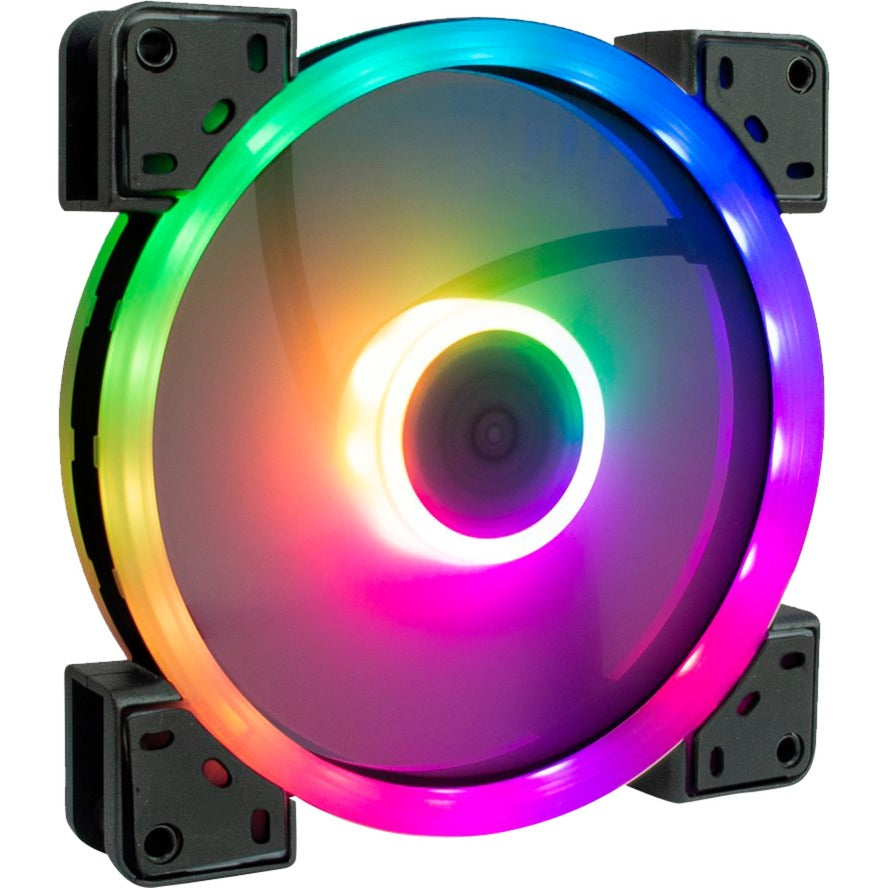Inter-Tech argus rs-141 rgb case fan (zwart, 140 x 140 x 25 mm, pwm)