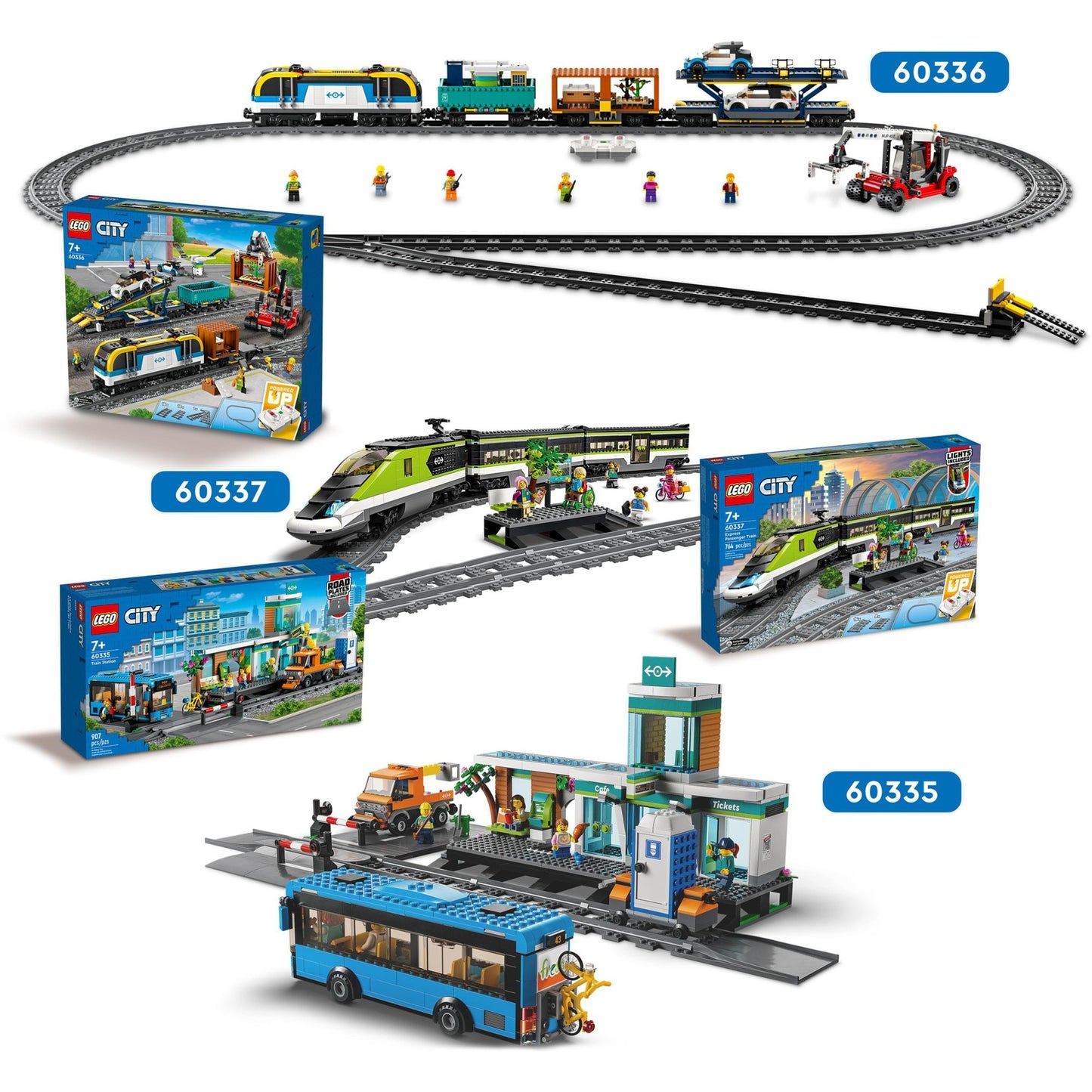 LEGO city - passagierssneltrein constructiespeelgoed (60337)