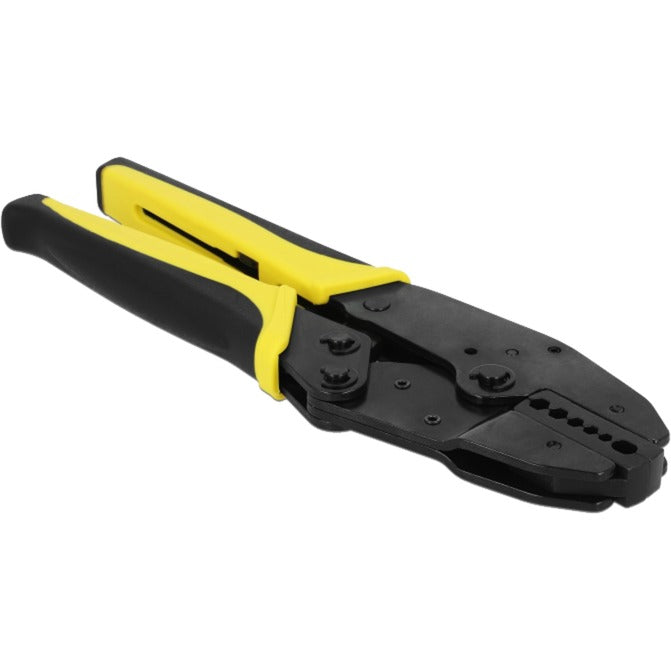 DeLOCK universele coax krimptang (zwart geel, 7 diameters)