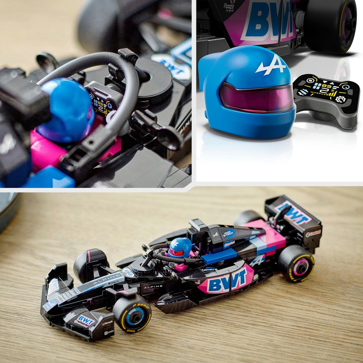 LEGO speed champions - bwt alpine f1® team a524 racewagen constructiespeelgoed (77248)