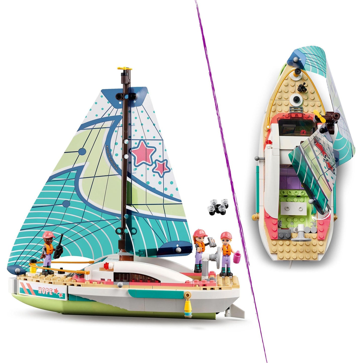 LEGO friends - stephanies zeilavontuur constructiespeelgoed (41716)