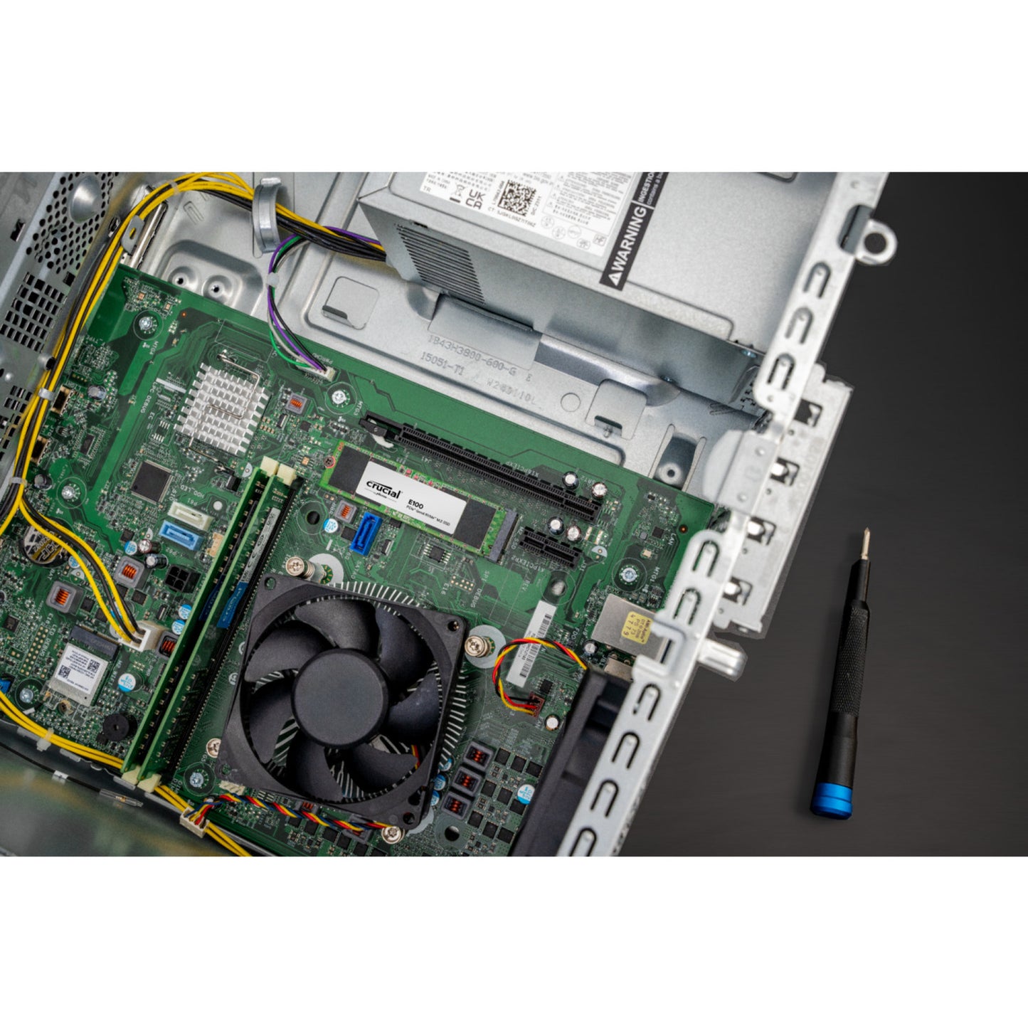 Crucial e100 2 tb ssd (pcie 4.0 x4, nvme, m.2 2280)