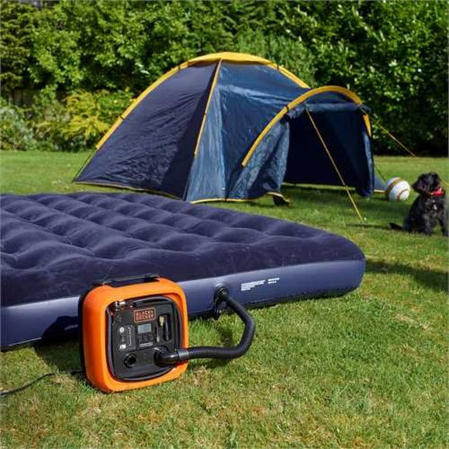 BLACK+DECKER asi400 12v compressor (oranje zwart, 160 psi 11 bar)
