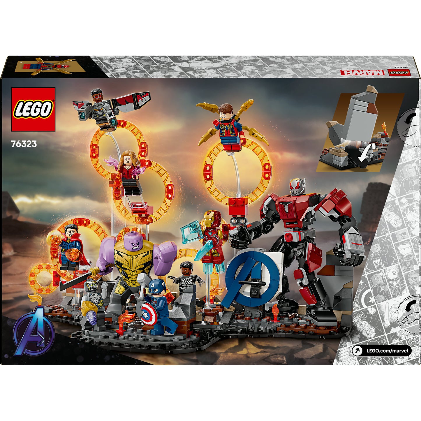 LEGO marvel 76323 avengers endgame eindstrijd