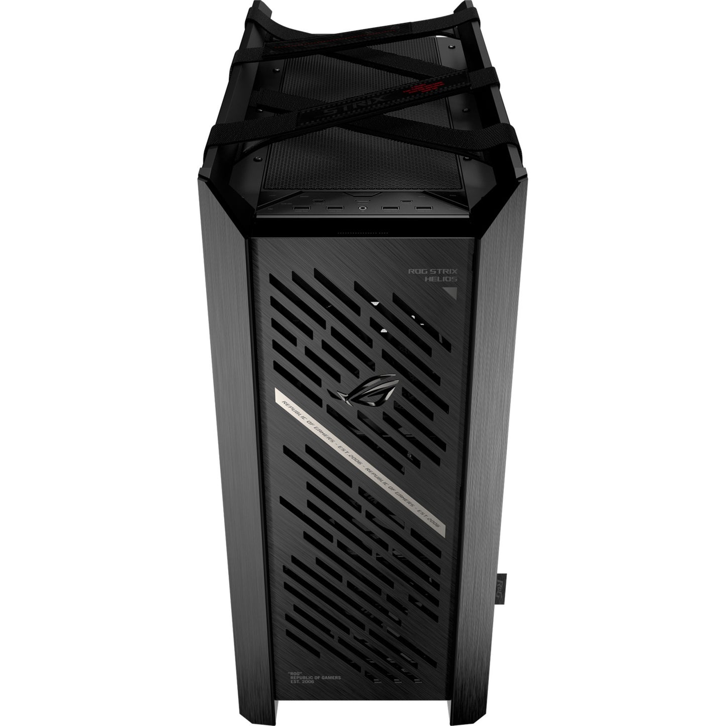 ASUS rog strix helios ii gx601s midi tower behuizing (zwart | 4x usb-a | 2x usb-c | rgb | tempered glass)
