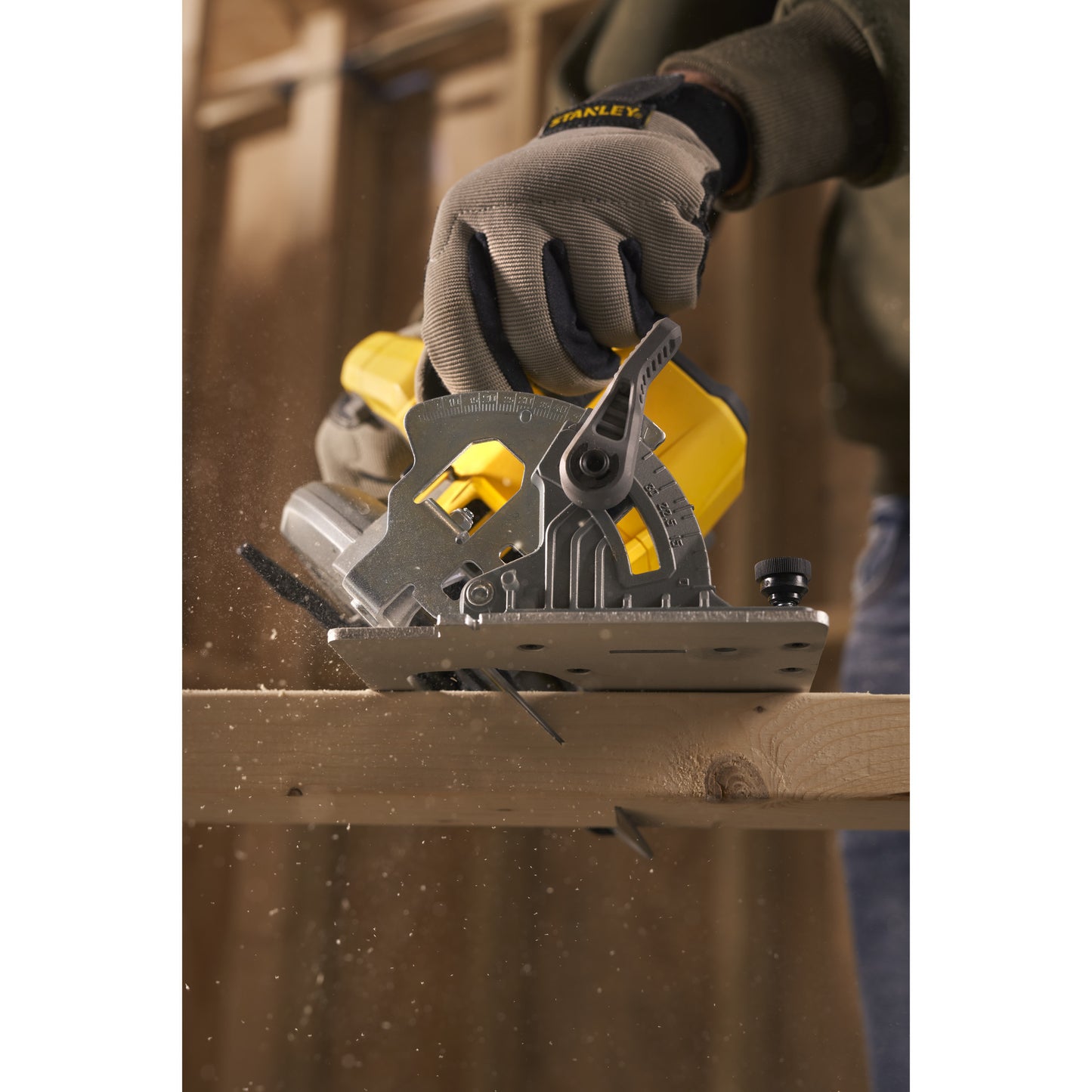 Stanley fatmax v20 18v handcirkelzaag (zwart geel, accu en oplader niet inbegrepen)
