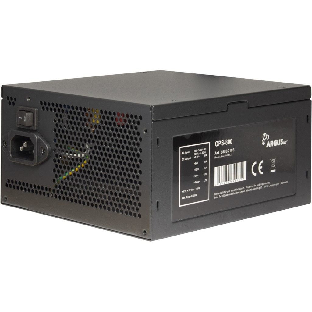 Inter-Tech argus gps-800 800 watt voeding (zwart, 4x pcie)